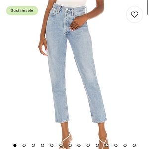 Agolde Fen High Rise Relaxed Taper in Dimension